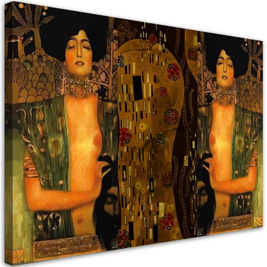 shumee Malba na plátně, Gustav Klimt Judith s hlavou Holoferna - 120x80