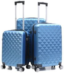 Sada kufrů Diamond Blue 3-set