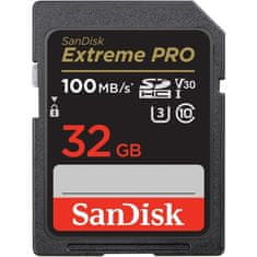 SanDisk Paměťová karta SDHC Extreme Pro 32GB UHS-I U3 (100R/ 90W)