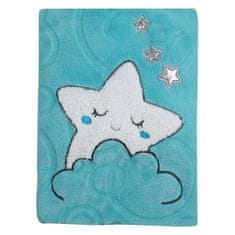 KOALA Dětská deka Sleeping Star turquoise