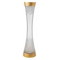 Váza Golden Empire, čirý křišťál, výška 455 mm