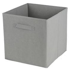 DOCHTMANN Box do kallaxu, úložný box textilní, šedý 31x31x31cm