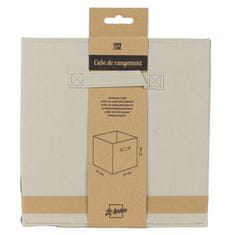 DOCHTMANN Box do kallaxu, úložný box textilní, béžový 31x31x31cm