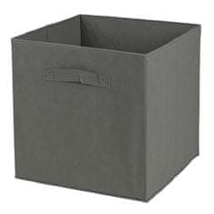 DOCHTMANN Box do kallaxu, úložný box textilní, tmavě šedý 31x31x31cm
