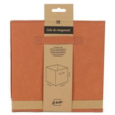 DOCHTMANN Box do kallaxu, úložný box textilní, oranžový 31x31x31cm