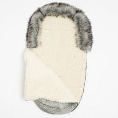 NEW BABY Zimní fusak Lux Wool grey