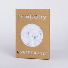 NEW BABY Kojenecká soupravička do porodnice Sweet Bear bílá, vel. 50 Bílá