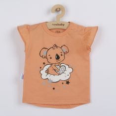 NEW BABY Dětské letní pyžamko Dream lososové, vel. 74 (6-9m) Dle obrázku
