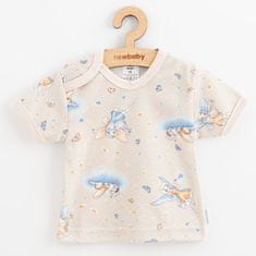 NEW BABY Kojenecké bavlněné tričko s krátkým rukávem Víla 68 (4-6m) Dle obrázku