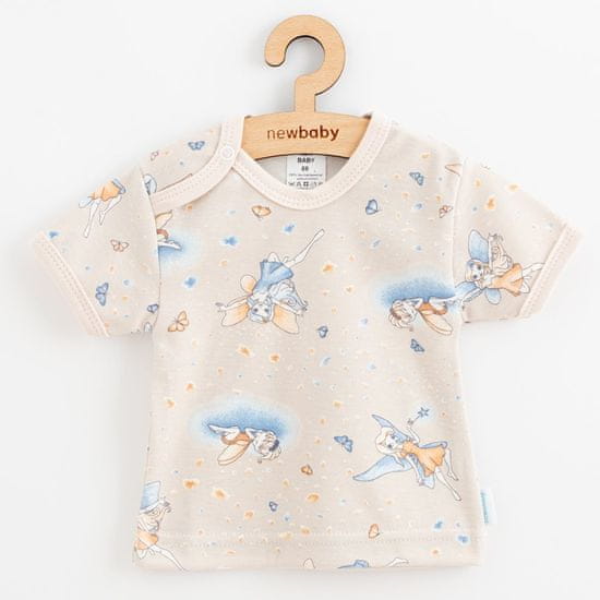 NEW BABY Kojenecké bavlněné tričko s krátkým rukávem Víla