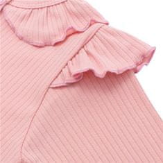 NEW BABY Kojenecký bavlněný overal Stripes růžový, vel. 74 (6-9m) Růžová