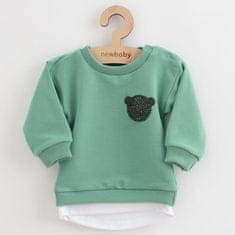 NEW BABY Kojenecká souprava tričko a tepláčky Brave Bear ABS zelená 62 (3-6m) Zelená