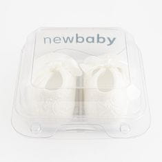 NEW BABY Kojenecké krajkové capáčky béžová 10,5 0-3 m Béžová