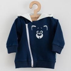NEW BABY Kojenecké tepláčky a mikinka Animals Bear modrá 74 (6-9m) Modrá