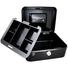 MG Money Box trezor na klíč 20x16 cm, černý
