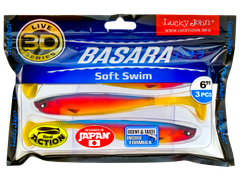 LUCKY JOHN 3D Basara Soft Swim 6" barva PG10 -3ks
