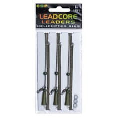 E.S.P ESP návazce Leadcore Helicopter Rigs Weddy Green 1m