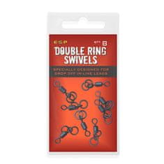 E.S.P ESP obratlílky Double Ring Swivels 8ks