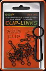 E.S.P ESP karabinky Clip-Links Ring Clip 20ks