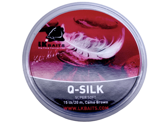 Lk Baits šňůrka Q – Silk 25lb 20m Camo Brown