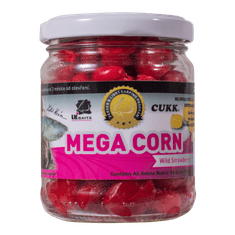 Lk Baits obří kukuřice Mega Corn Wild Strawberry 220ml