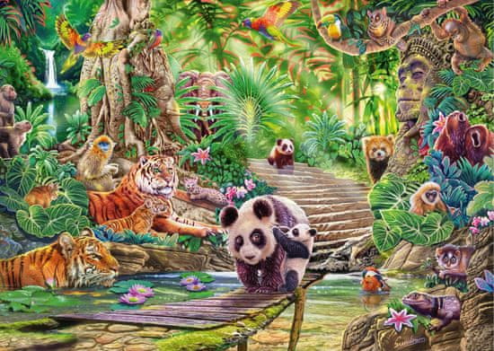 Schmidt Puzzle Divoká příroda: Zvířata Asie 1000 dílků
