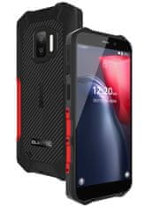 iGET Oukitel WP12 Red odolný telefon, 5,45" HD, 4GB+32GB, DualSIM, 4G, 4000 mAh, IP68, MIL-STD-810G