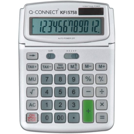 Q-Connect Stolní kalkulačka, 12-místný displej