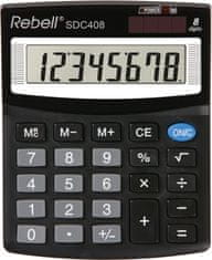 Rebell Stolní kalkulačka SDC408 -8-míst, nakl. displej