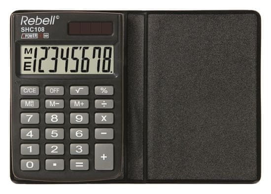 Rebell Kapesní kalkulačka RE-SHC108 BX - 8-míst, černá