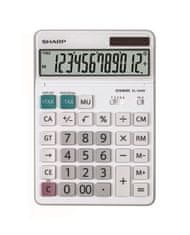 Sharp Stolní kalkulačka EL340W - 12-míst, nakl. displej, bílá