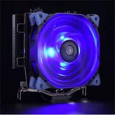 Aerocool Verkho 5 Dark chladič CPU Blue LED 120mm fan, univ. socket
