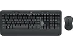 Logitech Bezdrátový set klávesnice a myši MK540, černá