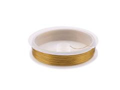 Dekorační drátek Ø0,5 mm - zlatá