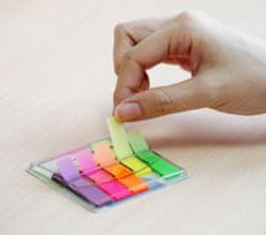 HOPAX Záložky Stick’n by - 12 × 45 mm, mix 5 barev