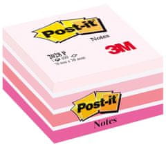 Post-It Samolepicí kostka - 76 x 76 mm, aquarelle růžová, 450 lístků