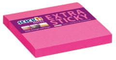 HOPAX Stick’n by Samolepicí bloček Extra Sticky Stickn by - 76 x 76 mm, neonově růžový
