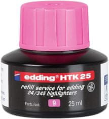 Edding Náhradní inkoust pro zvýrazňovač Eco - HTK 25, růžový