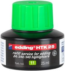 Edding Náhradní inkoust pro zvýrazňovač Eco - HTK 25, zelený