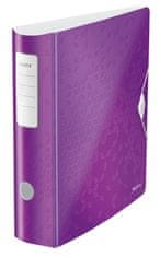Leitz Pákový pořadač WOW 180° - A4, celoplastový, šíře hřbetu 8,2 cm, purpurový