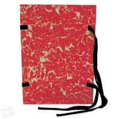 HIT Spisové desky Office - A4, s tkanicí, červené, 25 ks