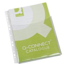 Q-Connect Euroobaly U na katalogy - A4, PP, 200 mic, přední strana do 3/4, 5 ks