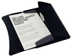 Esselte Desky na dokumenty s chlopněmi a gumičkou VIVIDA - A4, černé