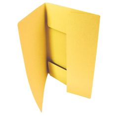 HIT Papírové desky s chlopněmi Office - A4, žluté, 50 ks
