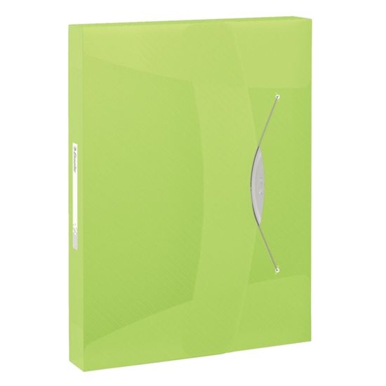 Esselte Box na spisy s gumičkou VIVIDA - A4, zelený