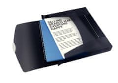 Esselte Box na spisy s gumičkou VIVIDA - A4, černý