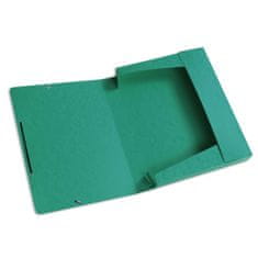 HIT Office Box prešpánový na spisy s gumičkou A4, zelený