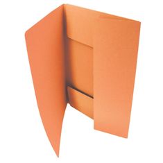HIT Papírové desky s chlopněmi Office - A4, oranžové, 50 ks