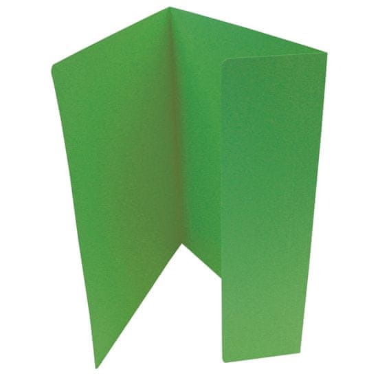 HIT Papírové desky s jednou chlopní Office - A4, zelené, 20 ks