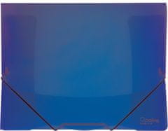 Karton P+P Karton P+P Desky Opaline s chlopněmi a gumičkou A4, modré